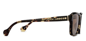 Tortoise Square Full Rim Unisex Sunglasses by John Jacobs-208141