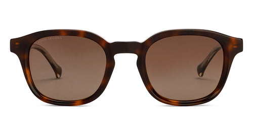 Tortoise Wayfarer Full Rim Unisex Sunglasses by John Jacobs-207051