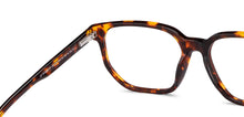 Load image into Gallery viewer, Tortoise Geometric Full Rim Unisex Eyeglasses by Vincent Chase Computer Glasses-207255