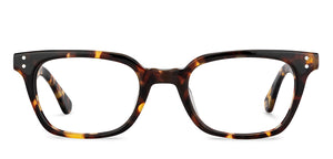Brown Rectangle Full Rim Unisex Eyeglasses by John Jacobs-153083