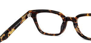 Brown Rectangle Full Rim Unisex Eyeglasses by John Jacobs-153083