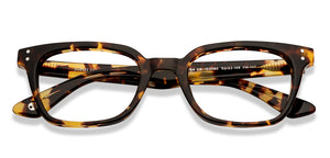 Brown Rectangle Full Rim Unisex Eyeglasses by John Jacobs-153083
