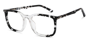 Black Rectangle Full Rim Unisex Eyeglasses by Lenskart STUDIO-210564