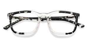 Black Rectangle Full Rim Unisex Eyeglasses by Lenskart STUDIO-210564