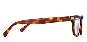 Tortoise Rectangle Full Rim Unisex Eyeglasses by Vincent Chase Computer Glasses-207233