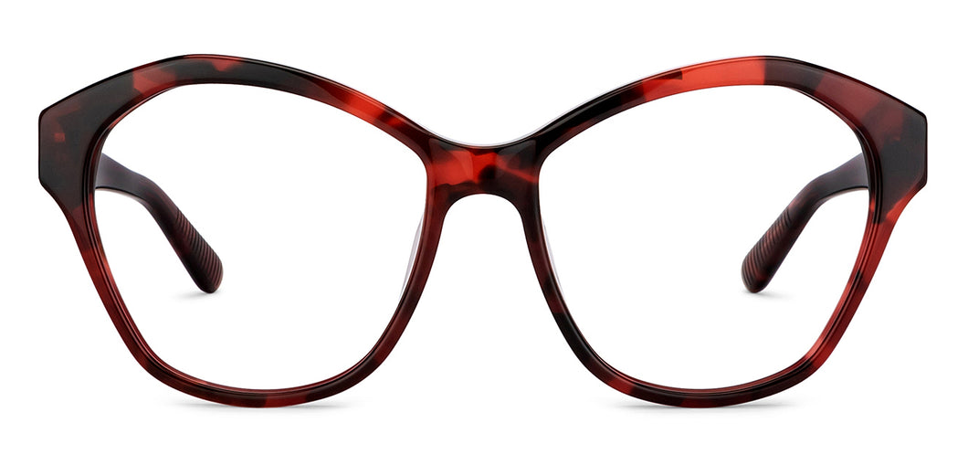 Tortoise Round Full Rim Unisex Eyeglasses by John Jacobs-152954