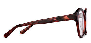 Tortoise Round Full Rim Unisex Eyeglasses by John Jacobs-152954