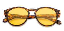 Load image into Gallery viewer, Tortoise Round Full Rim Unisex Sunglasses by Vincent Chase Polarized-152346