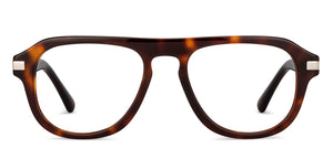 Tortoise Square Full Rim Unisex Eyeglasses by Vincent Chase-201147