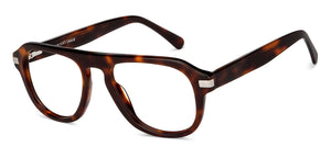 Tortoise Square Full Rim Unisex Eyeglasses by Vincent Chase-201147