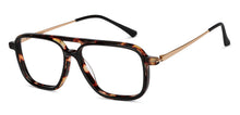 Load image into Gallery viewer, Tortoise Rectangle Full Rim Unisex Eyeglasses by John Jacobs-150102