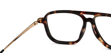 Load image into Gallery viewer, Tortoise Rectangle Full Rim Unisex Eyeglasses by John Jacobs-150102