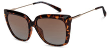 Load image into Gallery viewer, Tortoise Cat Eye Full Rim Women Sunglasses by Vincent Chase Polarized-152329