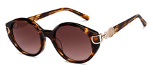 Load image into Gallery viewer, Tortoise Round Full Rim Unisex Sunglasses by John Jacobs-152725
