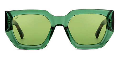Green Wayfarer Full Rim Unisex Sunglasses by Vincent Chase Polarized-201186