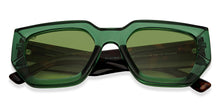 Load image into Gallery viewer, Green Wayfarer Full Rim Unisex Sunglasses by Vincent Chase Polarized-201186