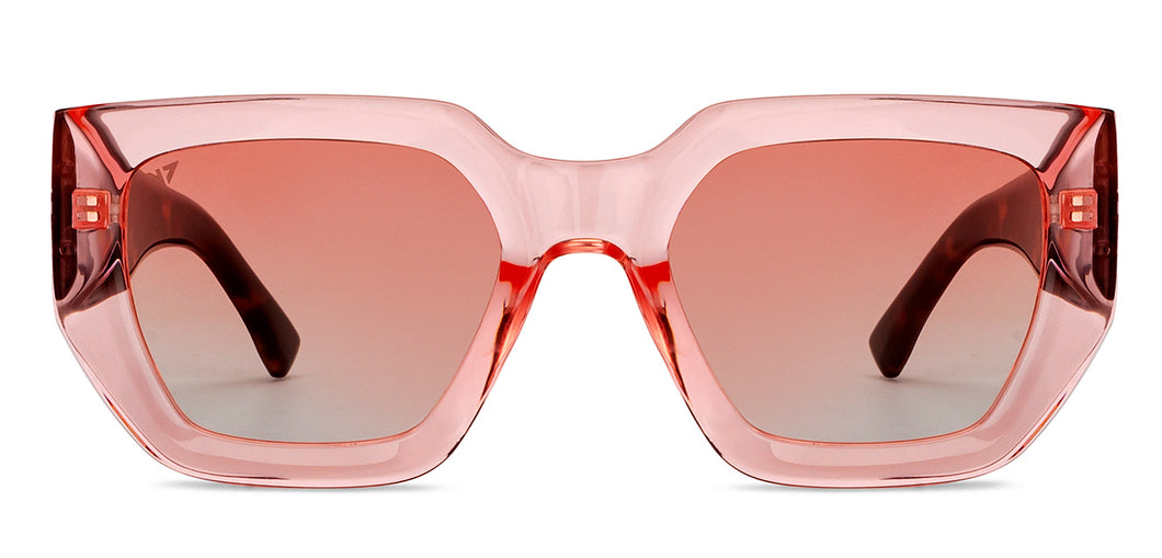 Pink Wayfarer Full Rim Unisex Sunglasses by Vincent Chase Polarized-201185