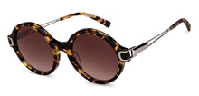 Load image into Gallery viewer, Tortoise Round Full Rim Unisex Sunglasses by John Jacobs-152720