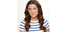Load image into Gallery viewer, Transparent Cat Eye Full Rim Women Eyeglasses by Vincent Chase Computer Glasses-206104