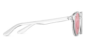 Transparent Round Full Rim Kid Sunglasses by Hooper-152564