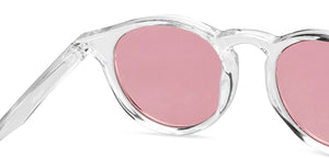 Transparent Round Full Rim Kid Sunglasses by Hooper-152564