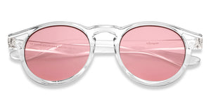 Transparent Round Full Rim Kid Sunglasses by Hooper-152564