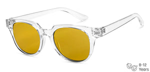 Transparent Wayfarer Full Rim Kid Sunglasses by Hooper-152559