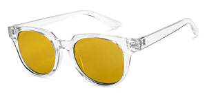 Transparent Wayfarer Full Rim Kid Sunglasses by Hooper-152559