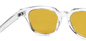 Transparent Wayfarer Full Rim Kid Sunglasses by Hooper-152559