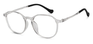 Transparent Round Full Rim Unisex Eyeglasses by Lenskart Air-151936