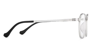 Transparent Round Full Rim Unisex Eyeglasses by Lenskart Air-151936