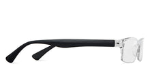 Load image into Gallery viewer, Transparent Rectangle Half Rim Unisex Eyeglasses by LENSKART BLU READERS-148079