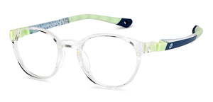 Transparent Round Full Rim Kids Eyeglasses by Hooper-204341