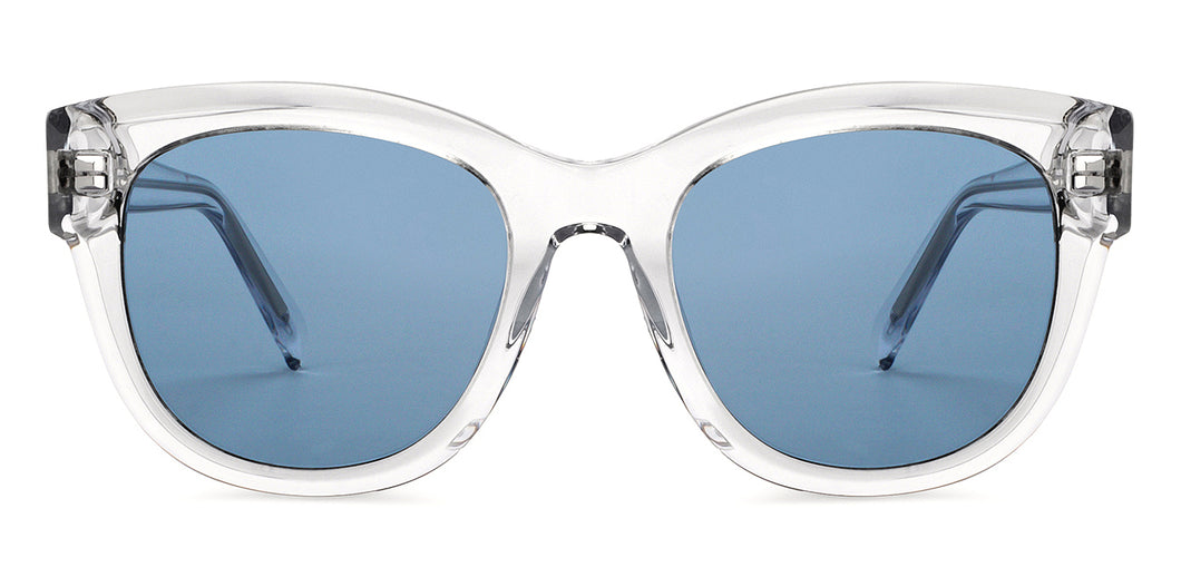 Transparent Wayfarer Full Rim Unisex Sunglasses by John Jacobs-201688