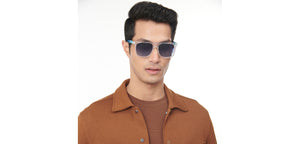 Transparent Wayfarer Full Rim Unisex Sunglasses by Vincent Chase Polarized-206891