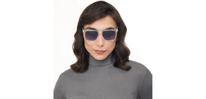 Transparent Wayfarer Full Rim Unisex Sunglasses by Vincent Chase Polarized-206891