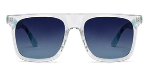 Transparent Wayfarer Full Rim Unisex Sunglasses by Vincent Chase Polarized-206891
