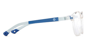 Transparent Round Full Rim Kids Eyeglasses by Hooper-204342