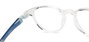Transparent Round Full Rim Kids Eyeglasses by Hooper-204342