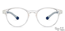 Load image into Gallery viewer, Transparent Round Full Rim Kids Eyeglasses by Hooper-204342