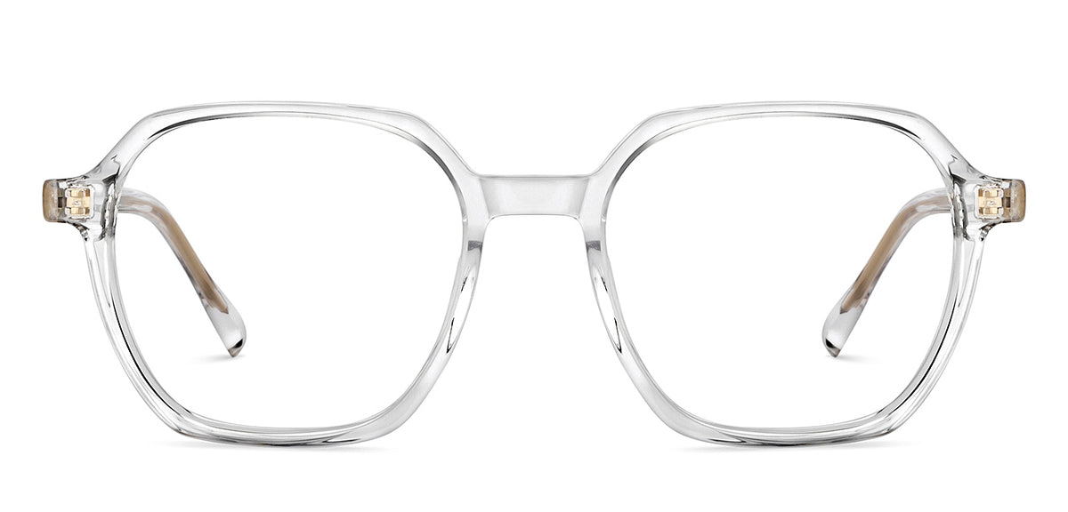 Transparent Geometric Full Rim Unisex Eyeglasses by Vincent Chase ...