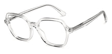 Load image into Gallery viewer, Transparent Geometric Full Rim Unisex Eyeglasses by Vincent Chase-204123