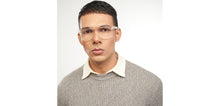 Load image into Gallery viewer, Transparent Rectangle Full Rim Unisex Eyeglasses by Lenskart Air-204186