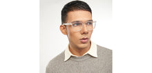Load image into Gallery viewer, Transparent Rectangle Full Rim Unisex Eyeglasses by Lenskart Air-204186