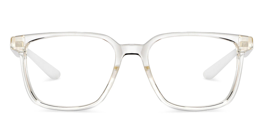 Transparent Rectangle Full Rim Unisex Eyeglasses by Lenskart Air-204186