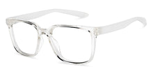 Load image into Gallery viewer, Transparent Rectangle Full Rim Unisex Eyeglasses by Lenskart Air-204186