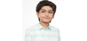 Transparent Round Full Rim Kids Eyeglasses by Hooper-152503