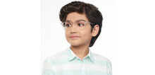 Load image into Gallery viewer, Transparent Round Full Rim Kids Eyeglasses by Hooper-152503