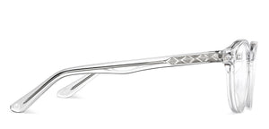 Transparent Round Full Rim Kids Eyeglasses by Hooper-152503