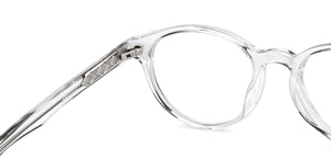 Transparent Round Full Rim Kids Eyeglasses by Hooper-152503